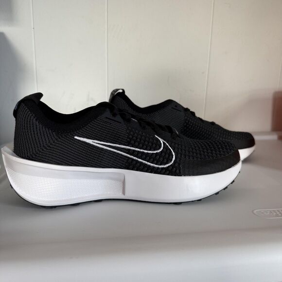 Nike Interact Run Shoes Womens Size 9.5 Black Road Running DX2292-003 Sneakers - Picture 6 of 12